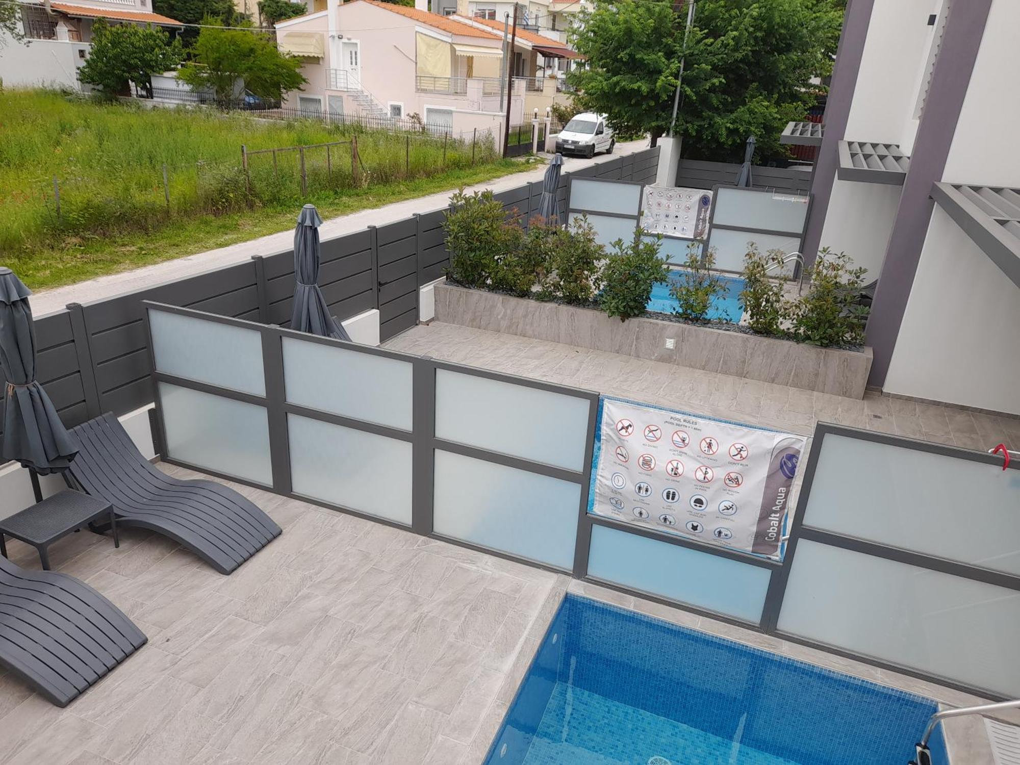 Cobalt Aqua Villa Nea Iraklitsa Luaran gambar